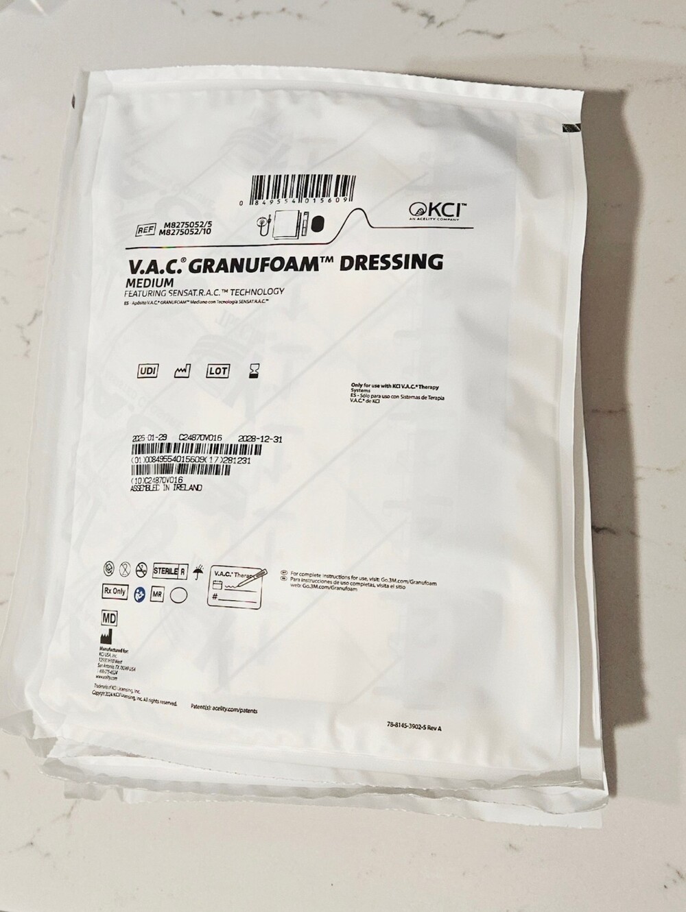 V.A.C. Granufoam Dressing Medium KCI